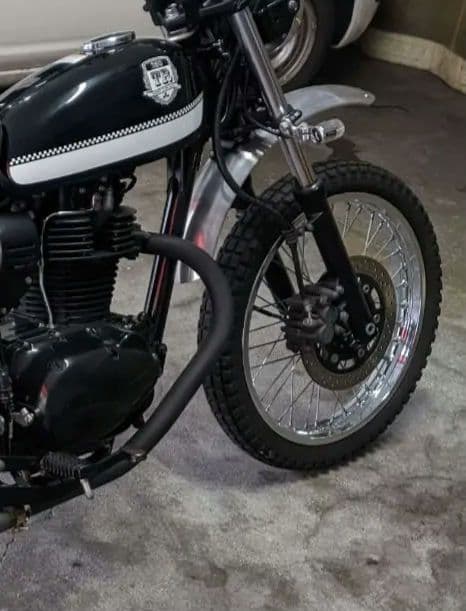 250TR フロントアップフェンダー　純正オプション　アルミ