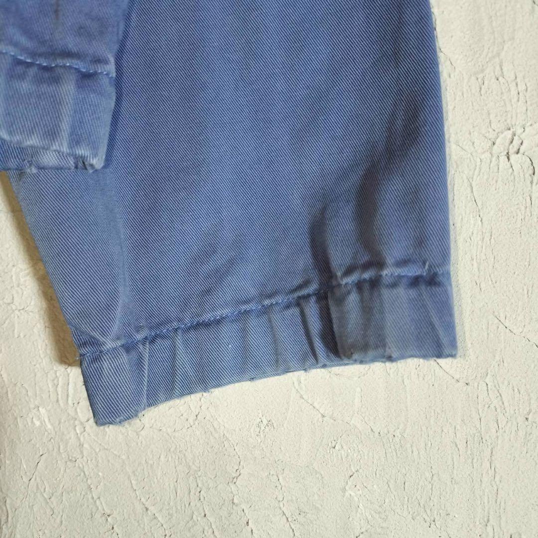 ポロラルフローレン　スイングトップ　ハリントンジャケット　ブルゾン　青　80s〜