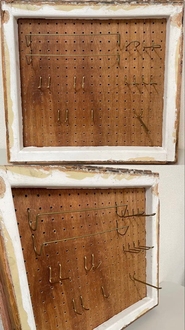 ACME Furniture 有孔ボード パンチングボード ペグボード フック付