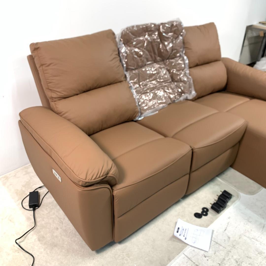 訳あり新品　電動ソファ 電動リクライニングソファ 1272+1273+1274