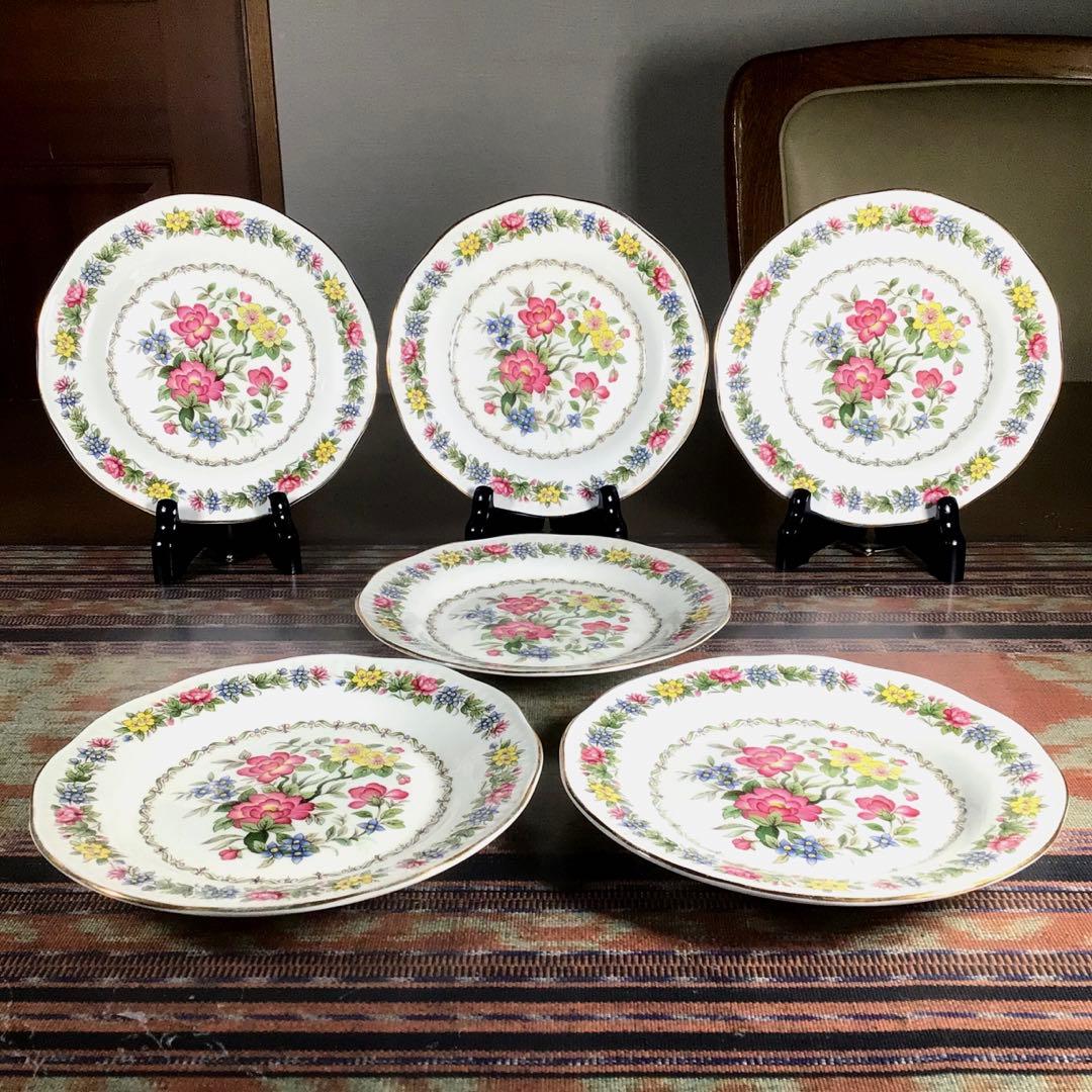 『芸術うー特価』　Elizabethan 『Jamanin』　ケーキ皿　6枚