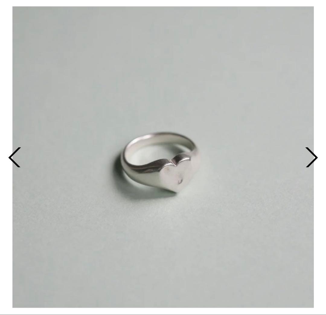 TEN. ハートシグネットリング 15号