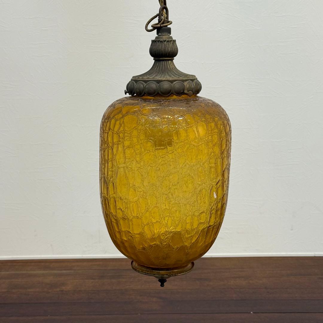 H112K13a アンバーガラス ペンダントライト