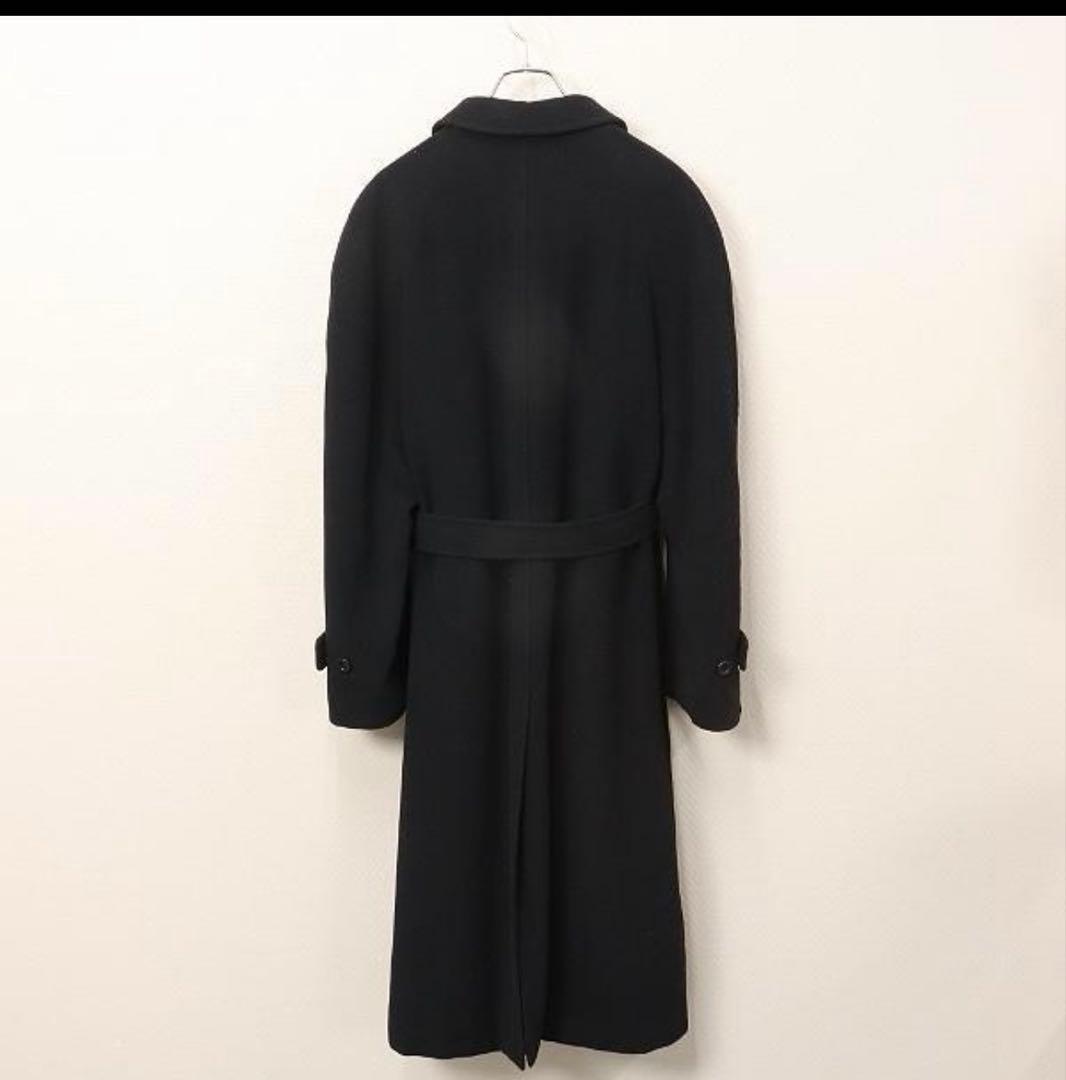 ARMANI COLLEZIONI ブラックトレンチコート ベルト付属無