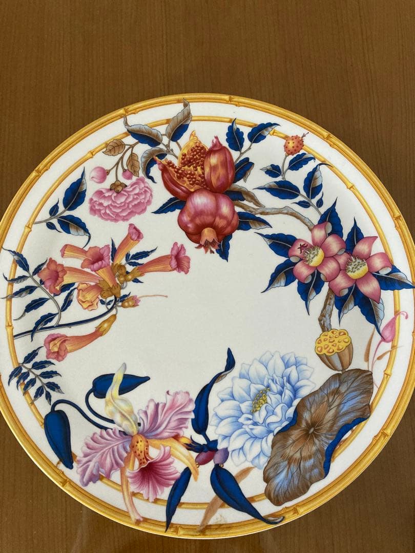 磁器ドパリ　オーロレトロピカルヴィンテージプレート