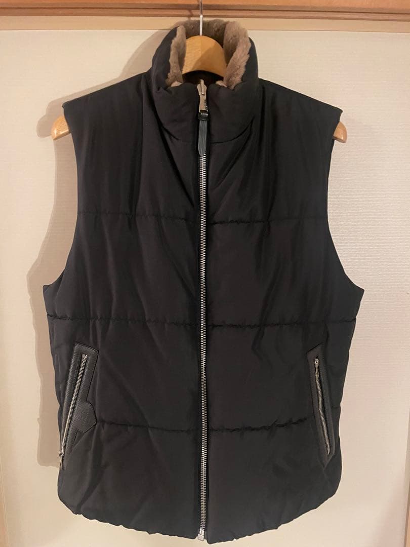 【極希少/美品】ルイヴィトン ヌートリアファー リバーシブル パファベスト 54