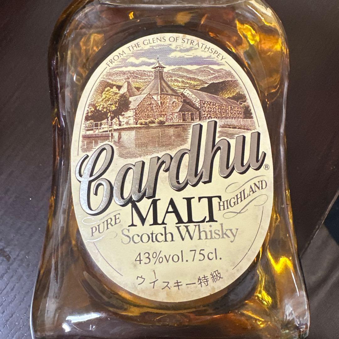 【未開封】Cardhu 12年 スコッチウイスキー 43度　古酒