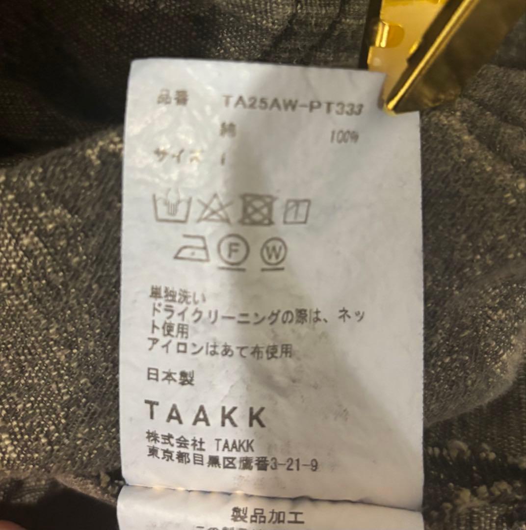 ぽっとTAAKK DENIM WIDEPANTS デニムパンツ