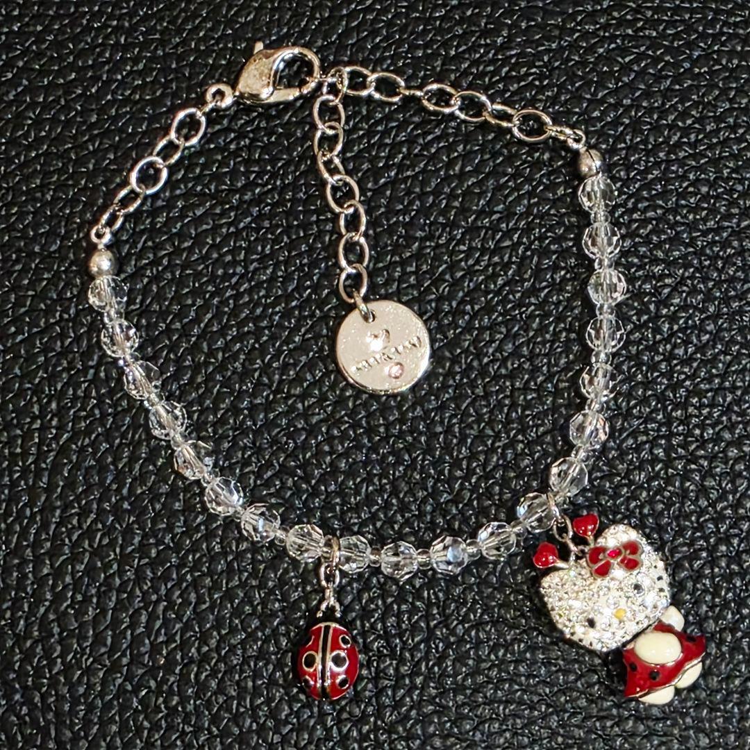 美品✨希少✨スワロフスキー ハローキティ リング 9号 50 サンリオ 箱 指輪