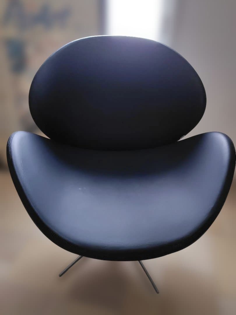 ボーコンセプト　BoConcept　本革　チェア＆オットマン　セット