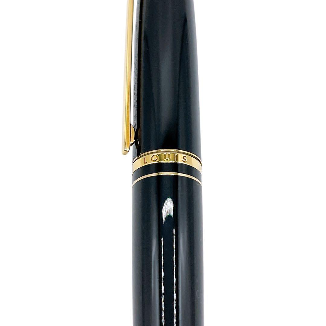 美品 ルイヴィトン N72702 ボールペン ブラック ゴールド ユニセックス