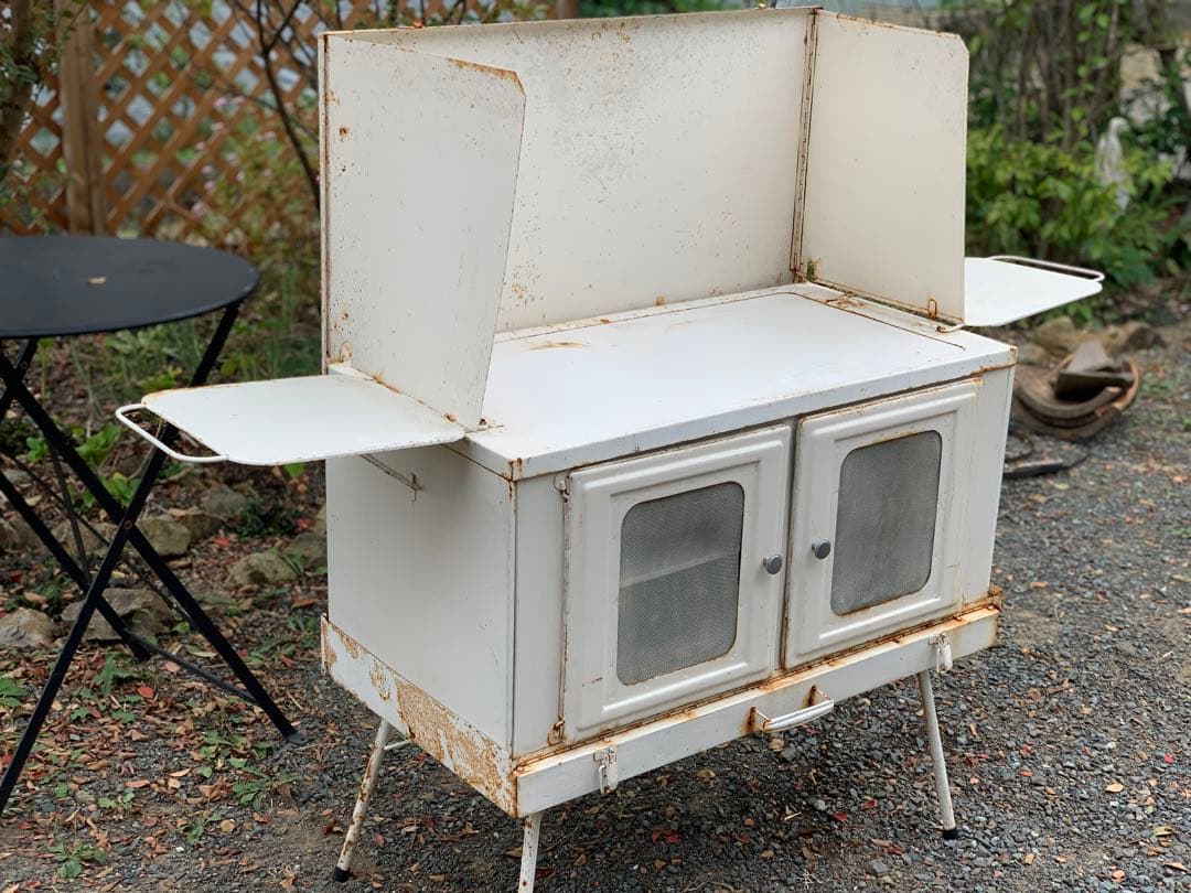 france ヴィンテージ 折り畳みラック キャンプ キャビネット