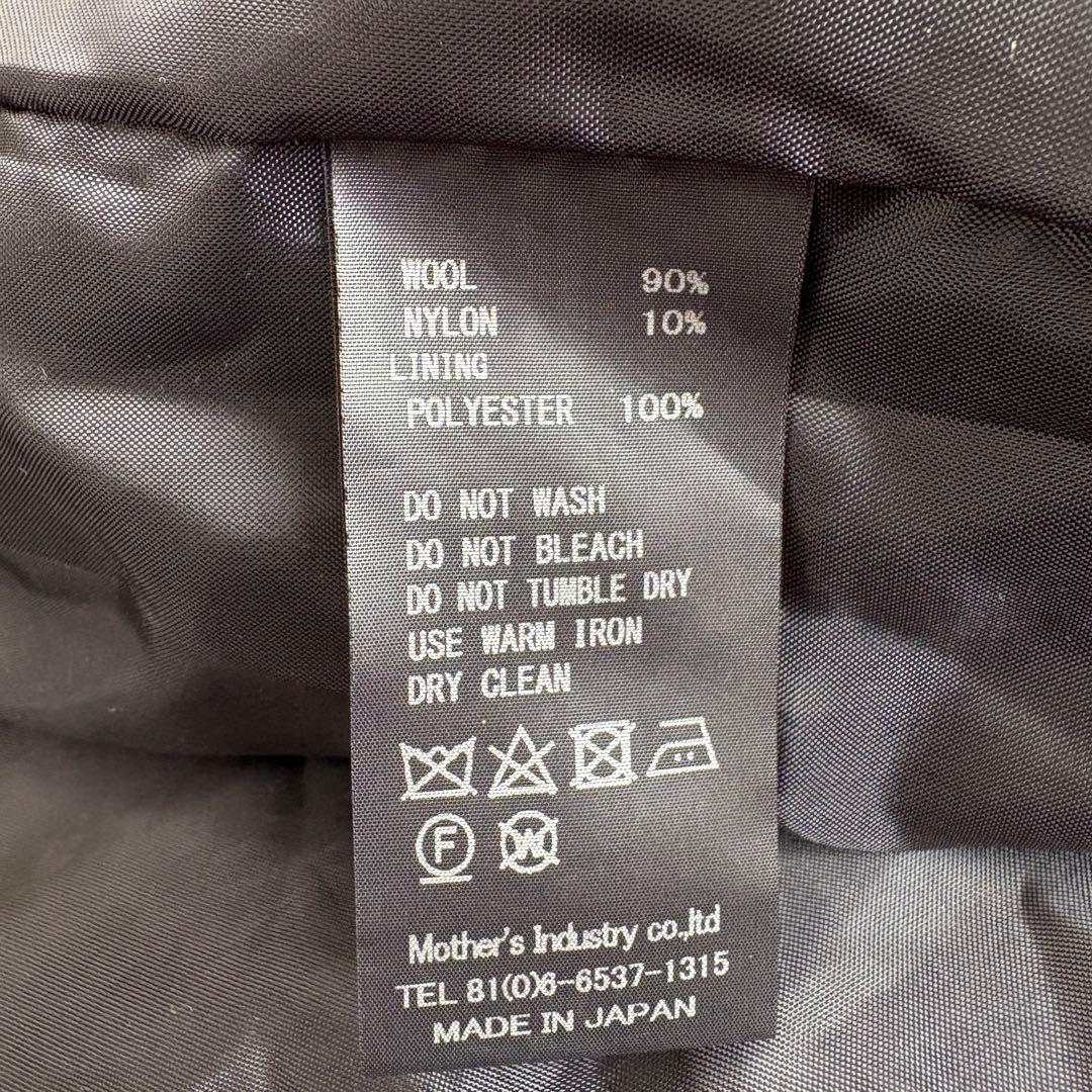 【2024年モデル】mizuiroind ウールブレンドスタンドカラーコート