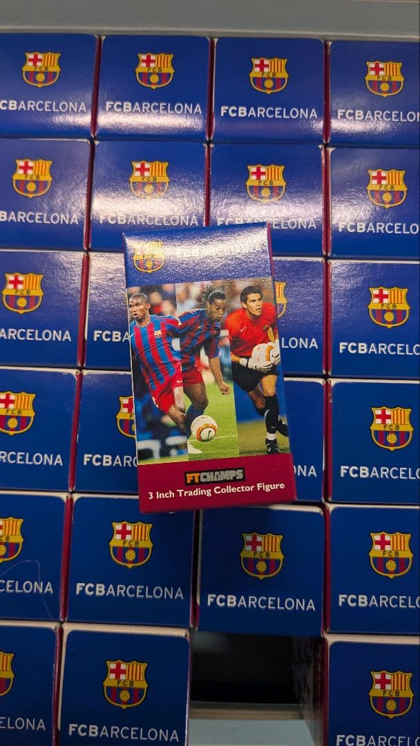 未開封FC BARCELONA 3インチトレーディングフィギュア 1BOX