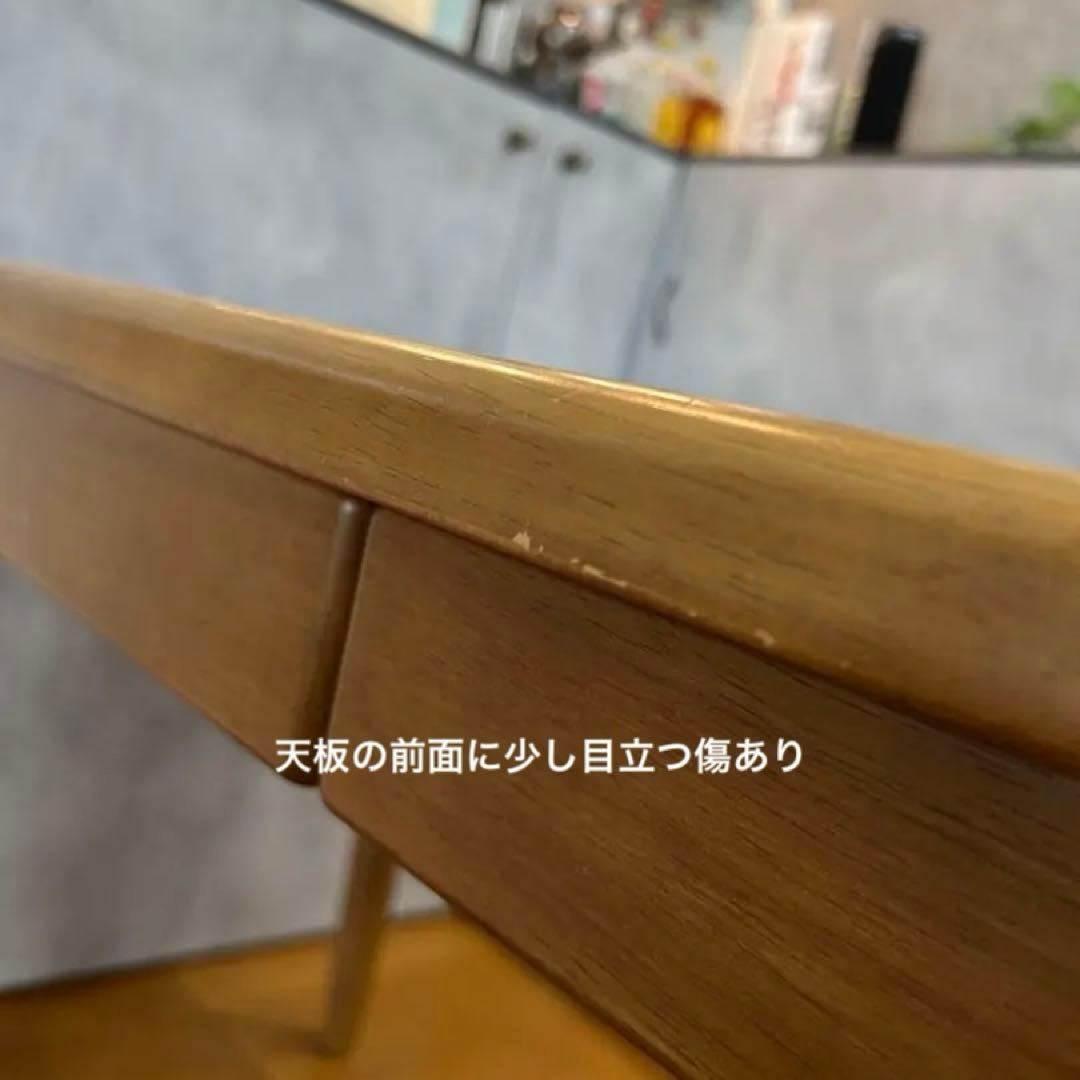 カリモク　机・イスと袖机（写真あり）の3点セット　⭐︎送料の関係で別売りです