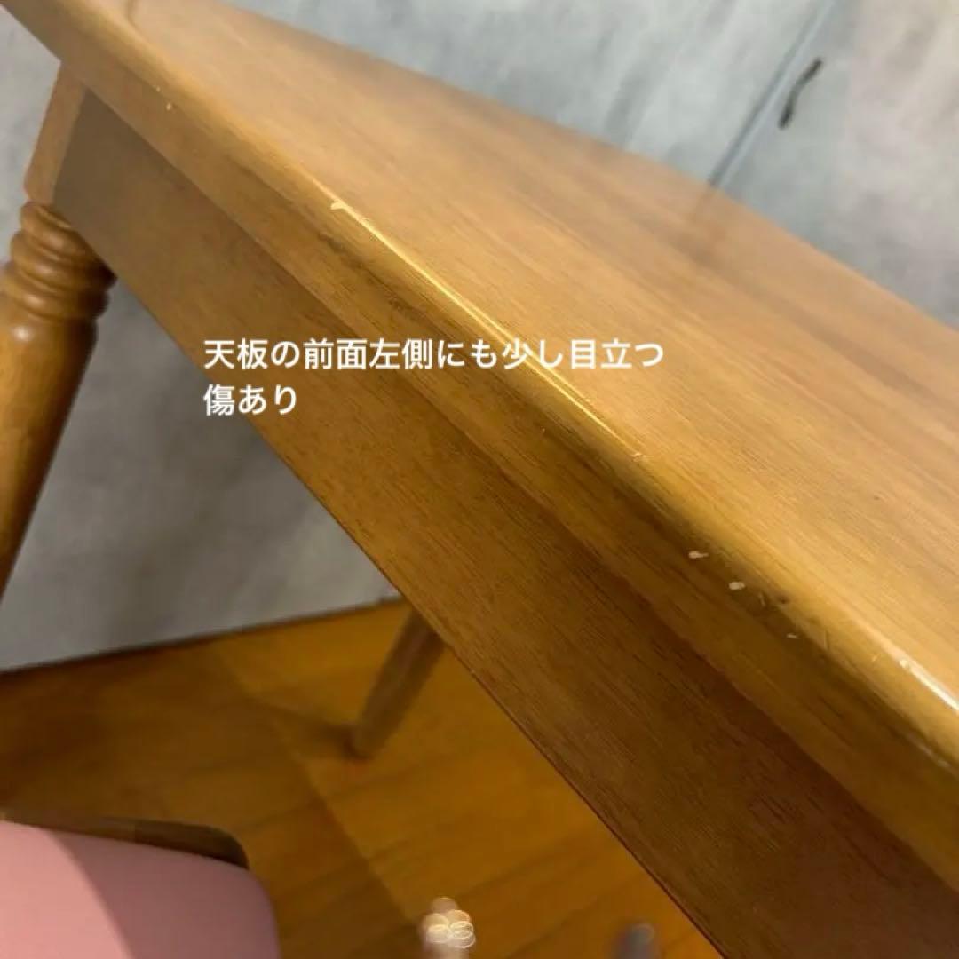 カリモク　机・イスと袖机（写真あり）の3点セット　⭐︎送料の関係で別売りです