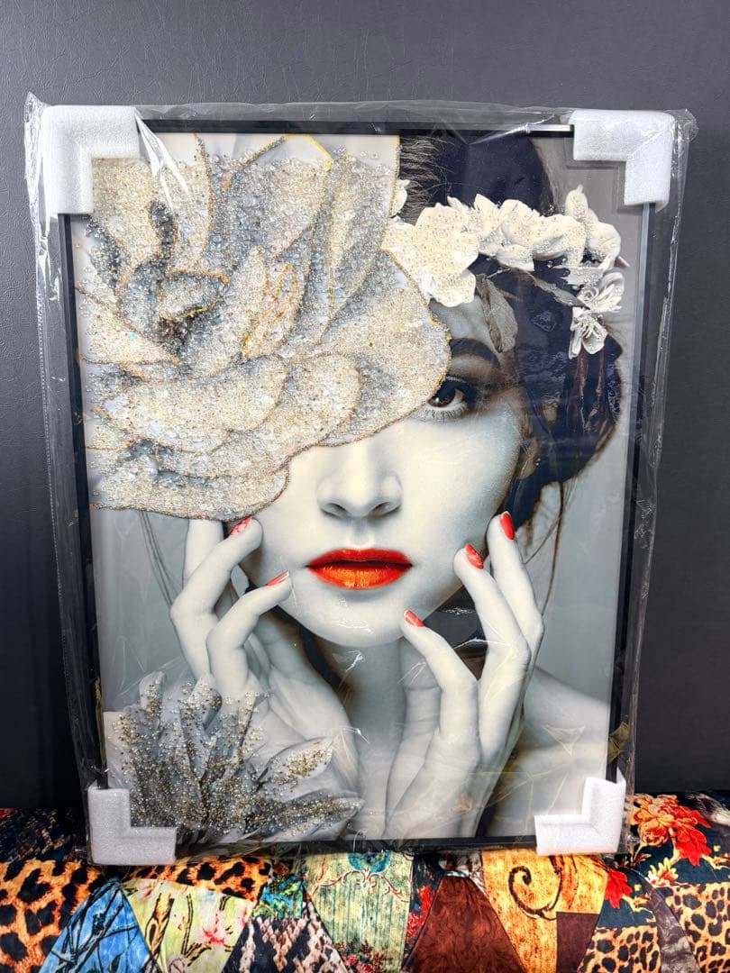 クリスタルアート インテリアパネル 水晶絵