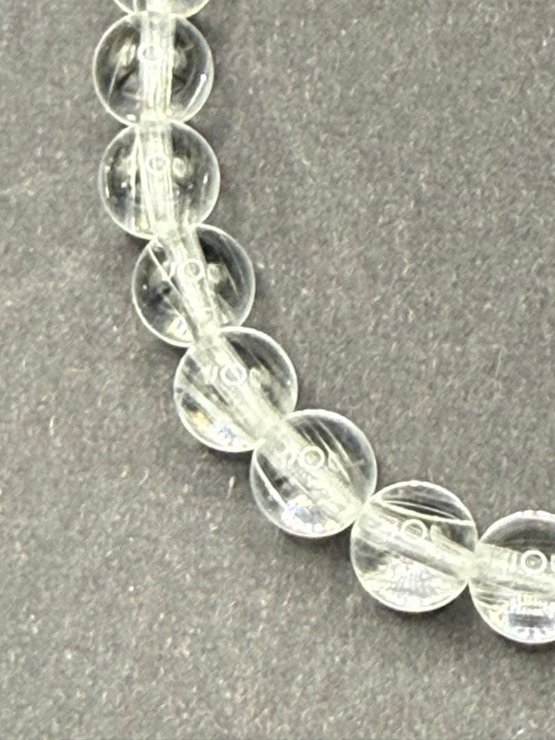 天然石 ニードル・イン・トパーズ ブレスレット（内周13-14cm）⑫