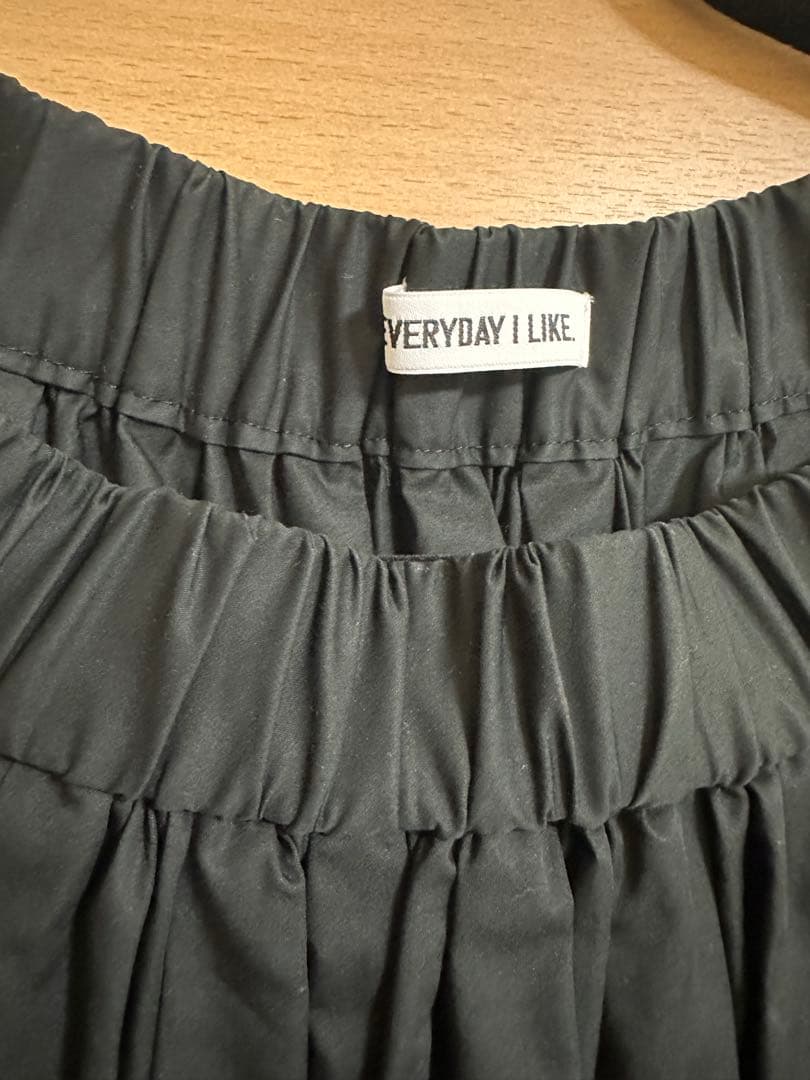 スカート Cotton Dramatic Gather SK