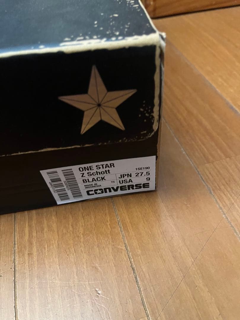 schott×CONVERSE ワンスター 即完モデル ブラック