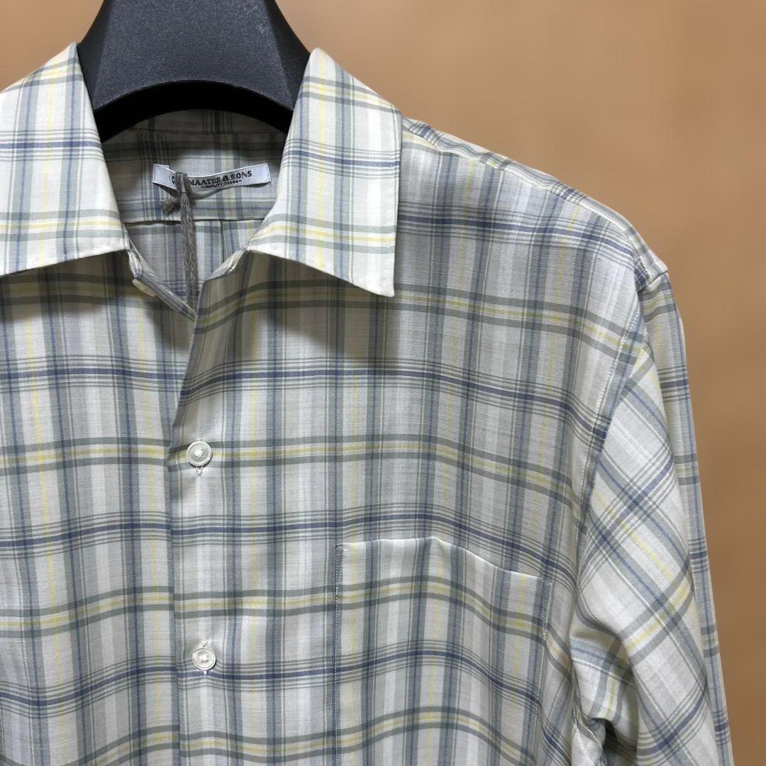 トップス MAATEE&SONS \"H Wool\" Open Collar Shirt