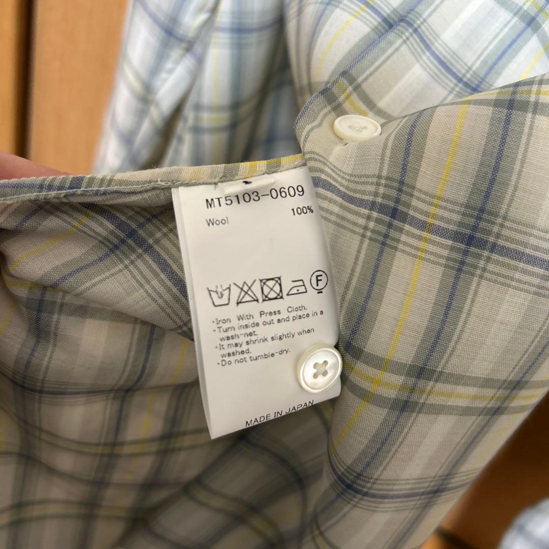 トップス MAATEE&SONS \"H Wool\" Open Collar Shirt