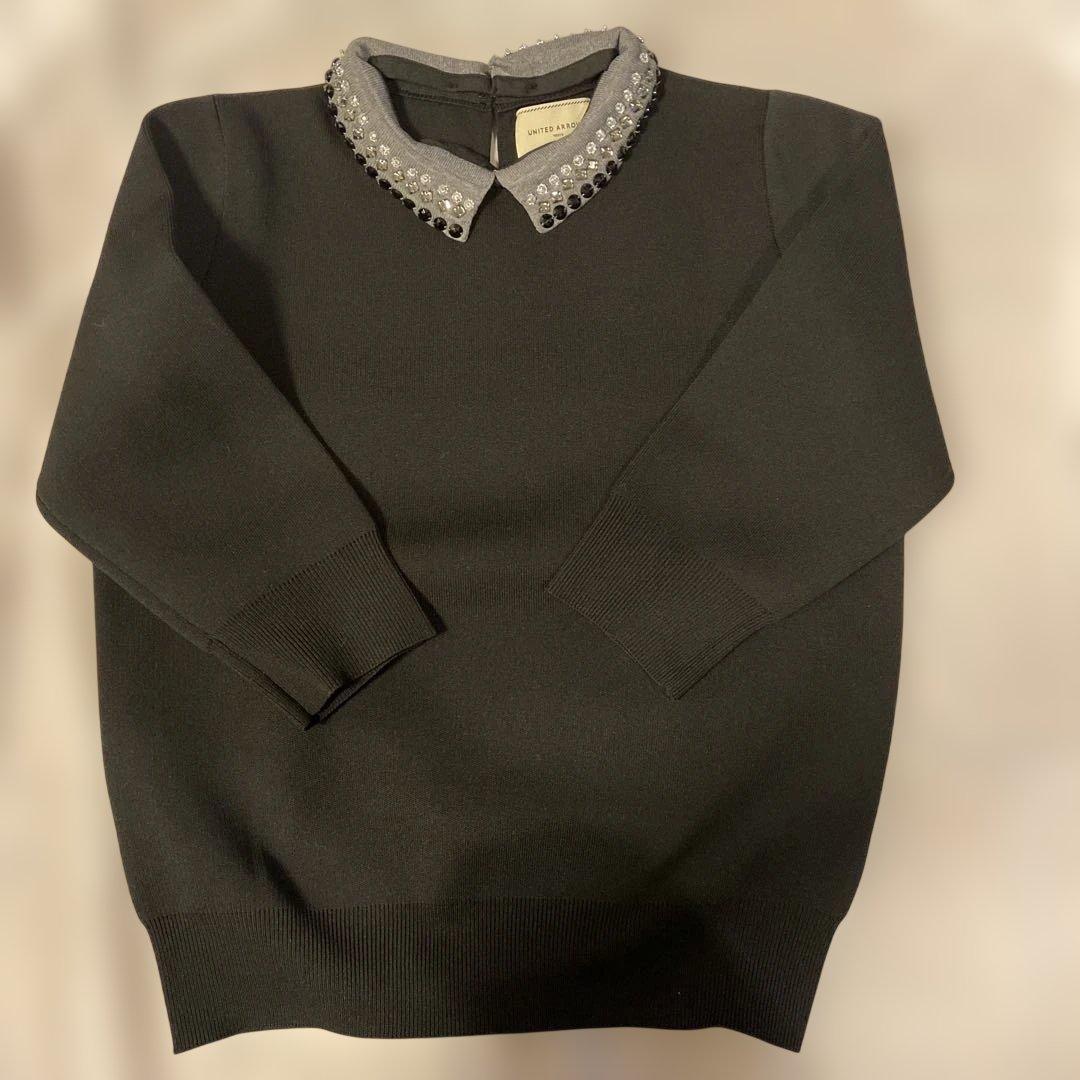 UNITED ARROWS ビジューカラー 2WAY ニット