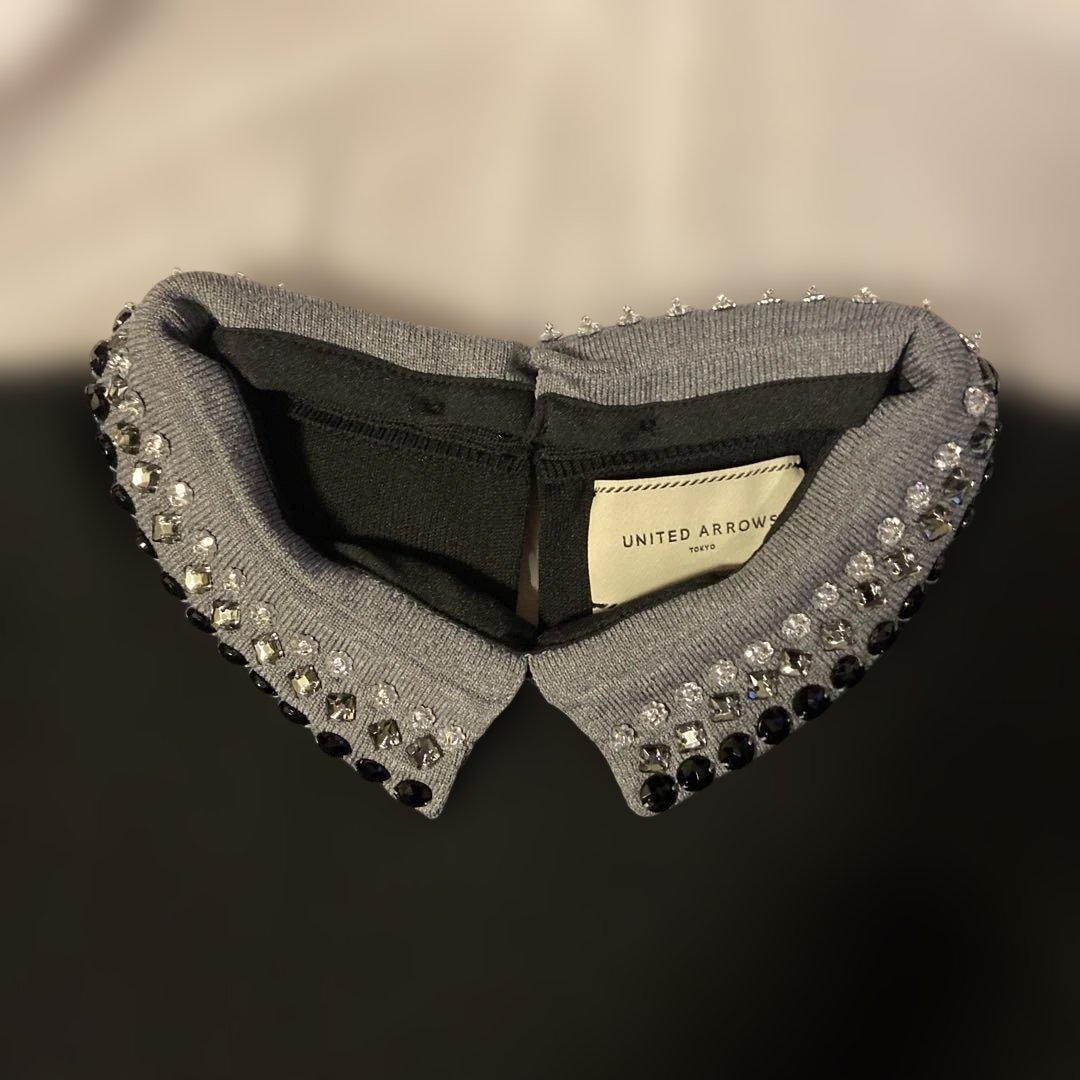 UNITED ARROWS ビジューカラー 2WAY ニット