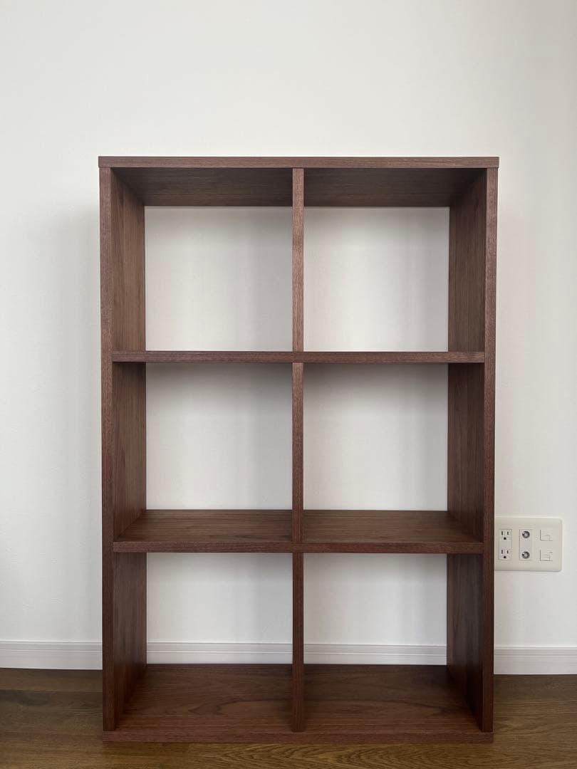 杉工場　木と風　ウォールナット　国産　オープンシェルフ