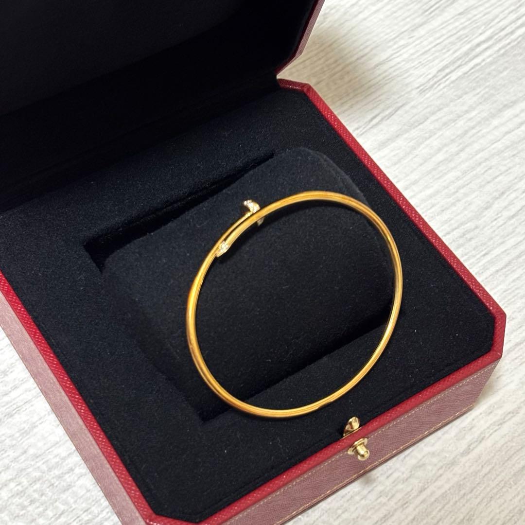 Cartier カルティエ　ジュストアンクルブレスレット YG ダイヤモンド