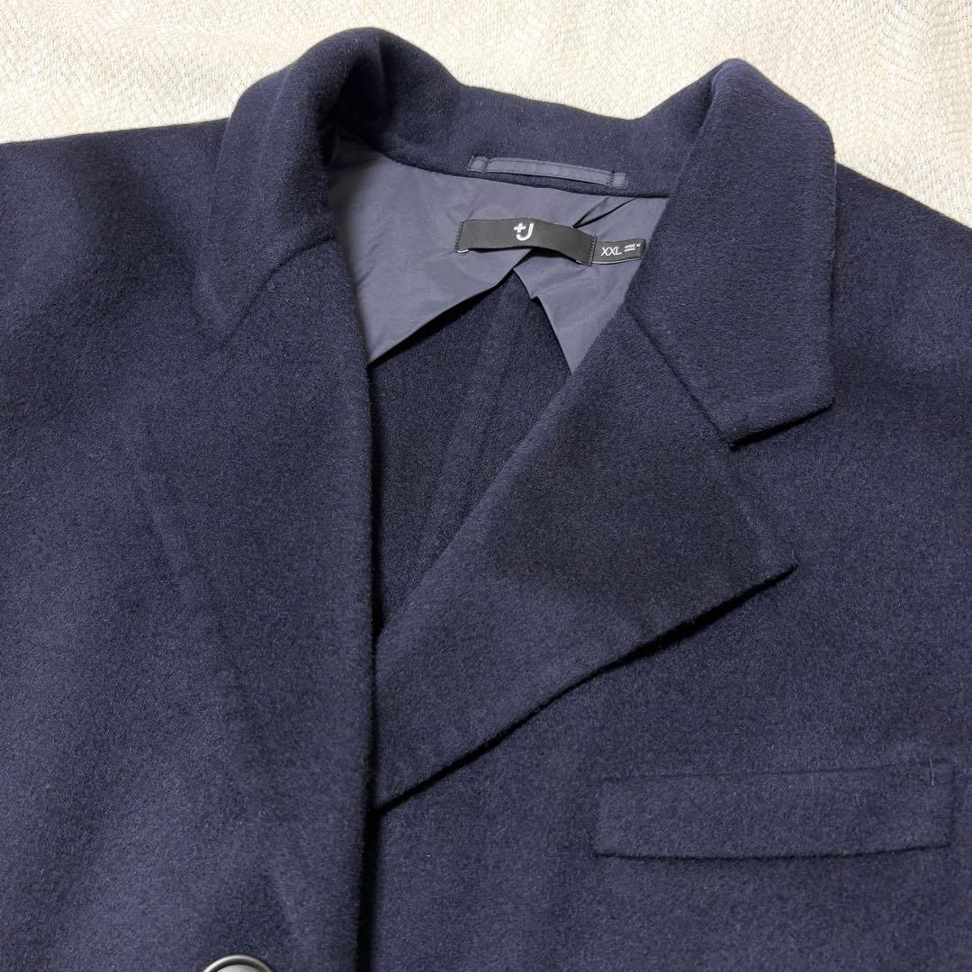 美品 UNIQLO +J カシミヤ ウール ジャケットコート オーバーサイズ