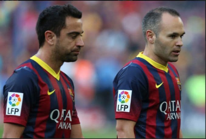 【★シャビ＃6★バルセロナ 2013-2014 ホームユニフォーム Sサイズ】