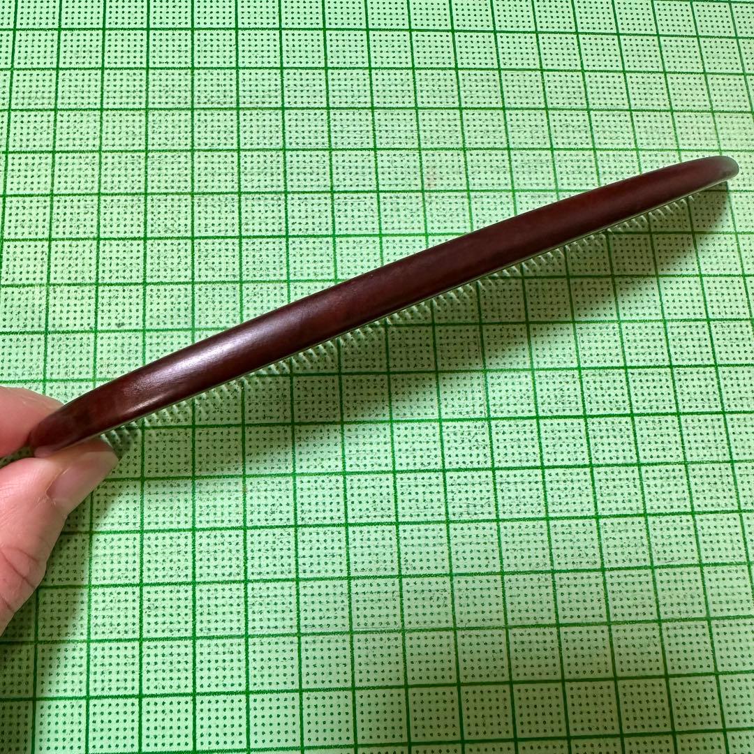 山半 二十三や イスノキ 5.3寸 ビンカキ つげ櫛 とき櫛 お六櫛 とかし櫛