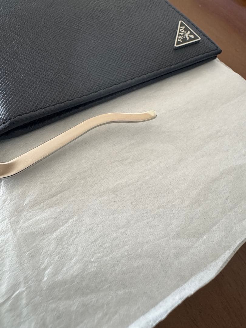 【新品】PRADA SAFFIANO BILL CLIP WALLET