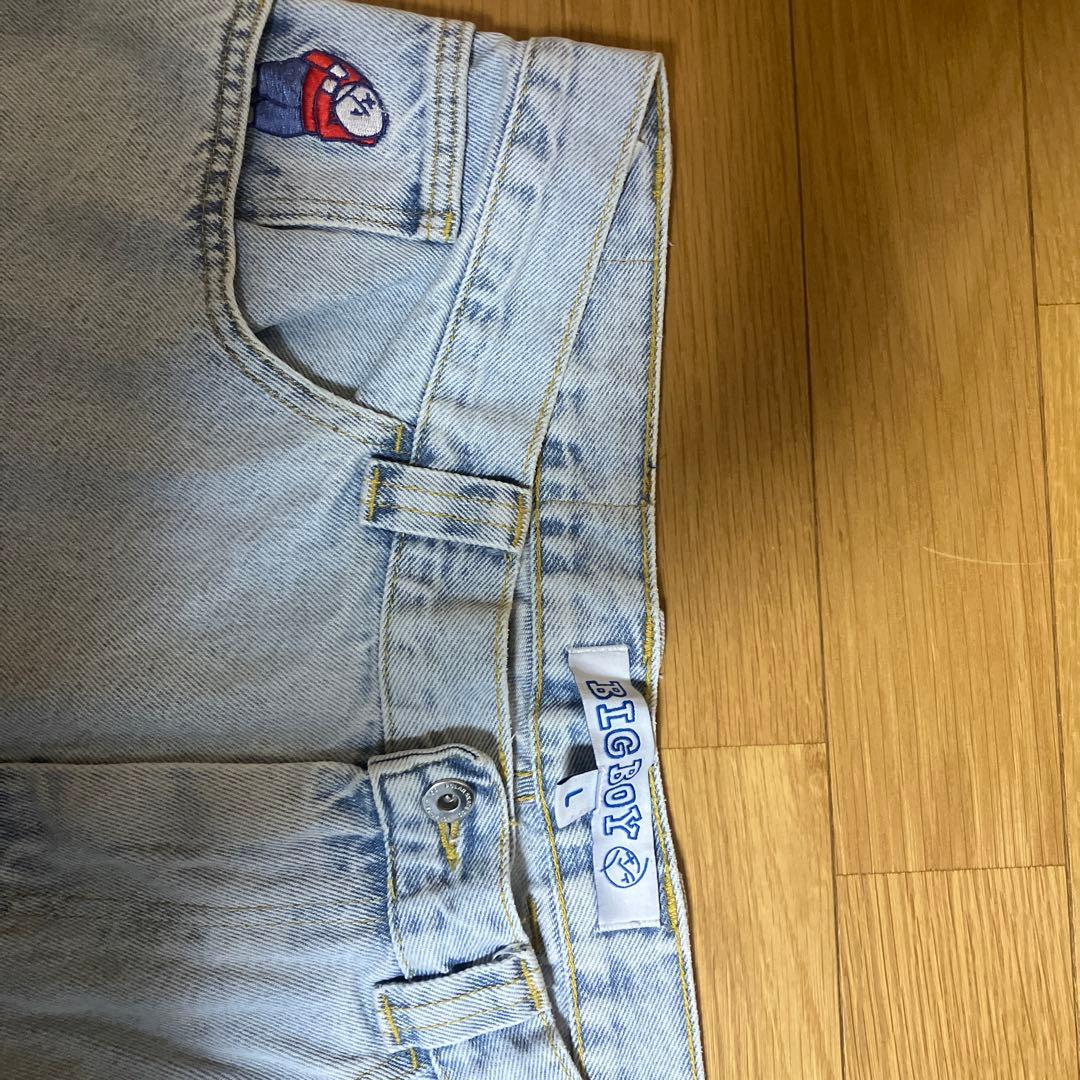 眉間まさよしBigBoyライトブルーデニム