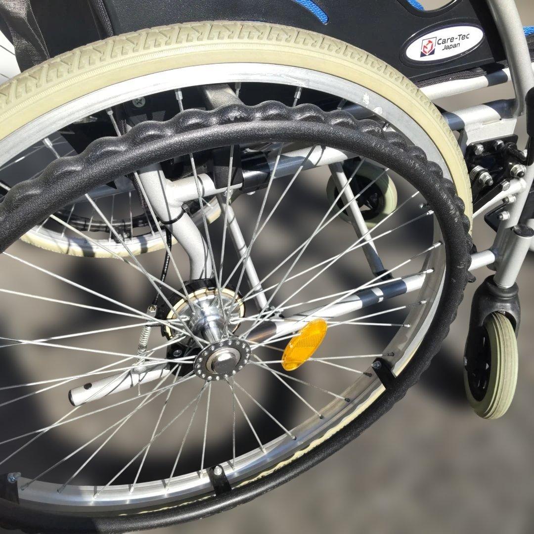 軽量車椅子 ケアテックジャパン ハピネスCA-10CU 説明書つき