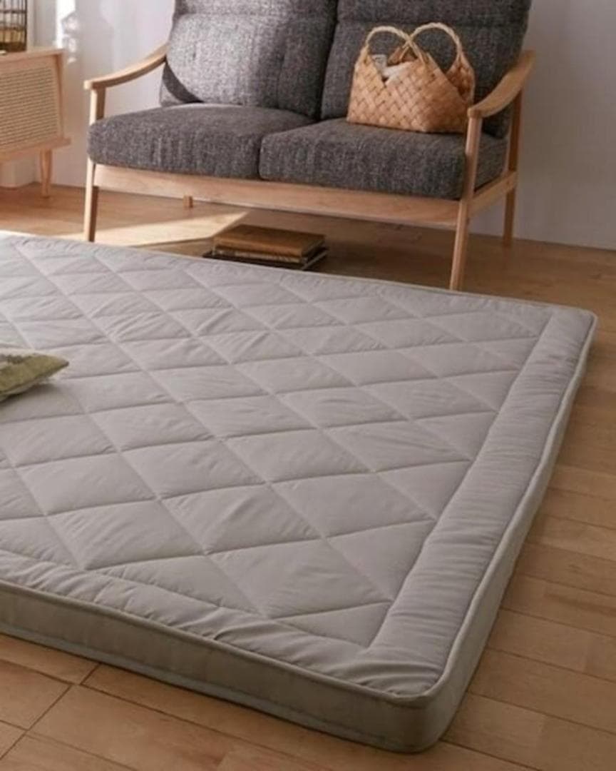 新品☆185×240cmグレー系♪極厚ラグ♪防ダニ・抗菌防臭〇B357