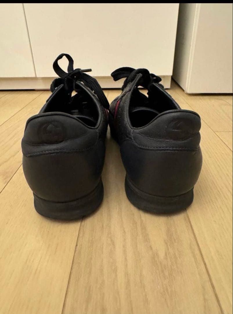 GUCCI ローカットスニーカー/233334/ネイビー/レザー