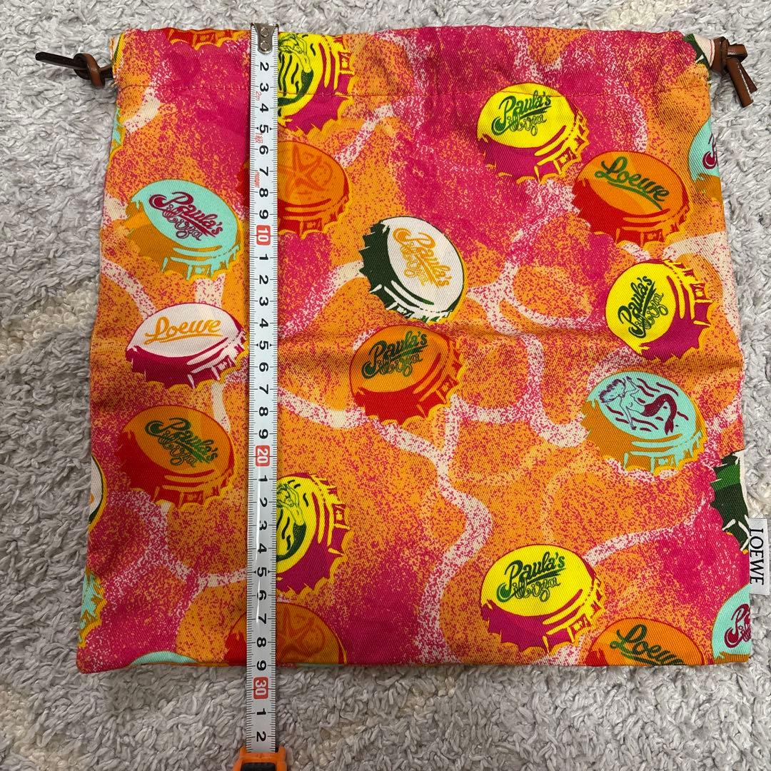 LOEWE ボトルキャップドローストリングポーチ