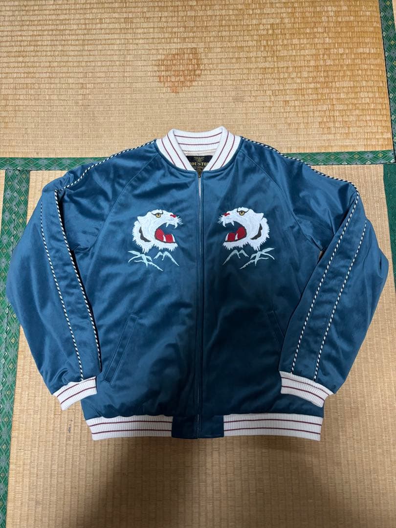 ウサギ様HOUSTON 別珍 スーベニアジャケット(TIGER) 虎 スカジャン