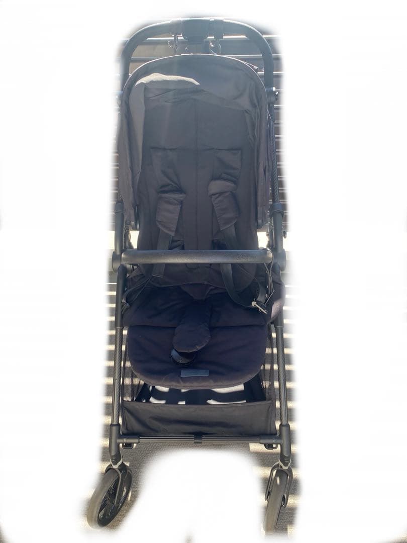 n*a様 3点セット　cybex メリオカーボン①ベビーカー　②フットマフ　③エ