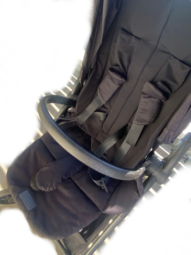 n*a様 3点セット　cybex メリオカーボン①ベビーカー　②フットマフ　③エ