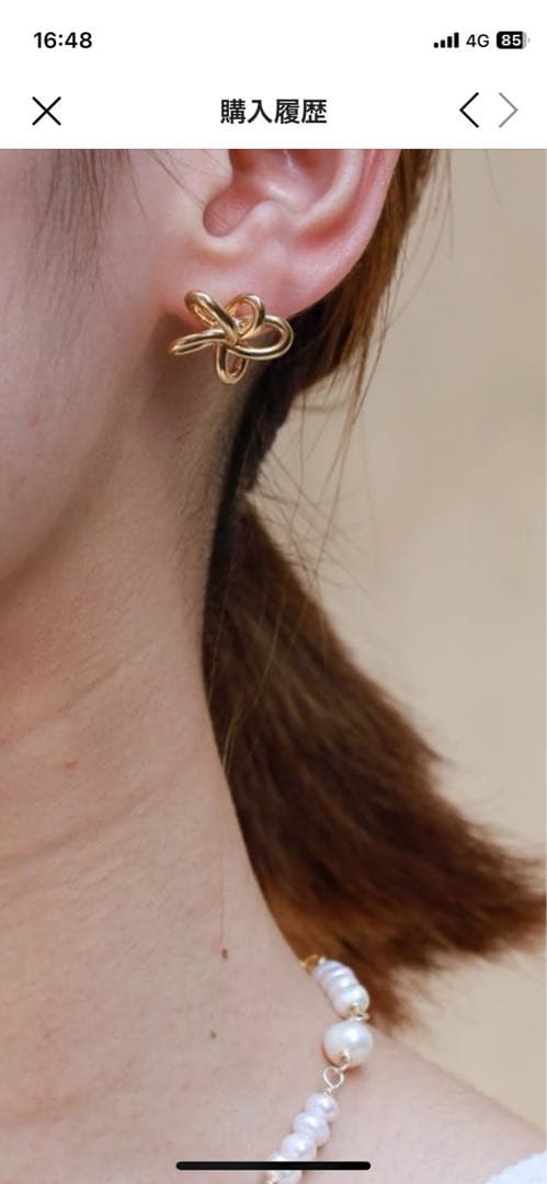 【別注】TOMORROWLANDフィリップオーディベールフラワーモチーフピアス