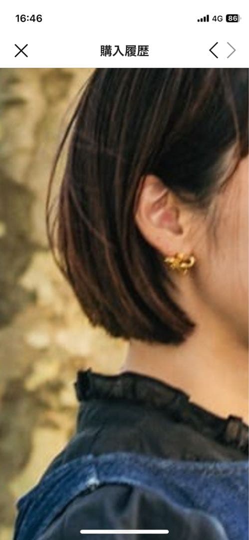 【別注】TOMORROWLANDフィリップオーディベールフラワーモチーフピアス