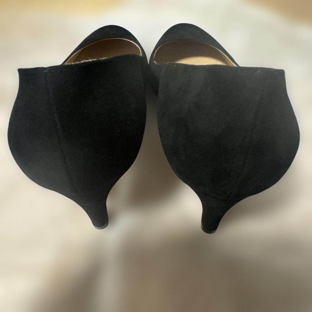 セルジオロッシ　パンプス　ブラック　スエード　38