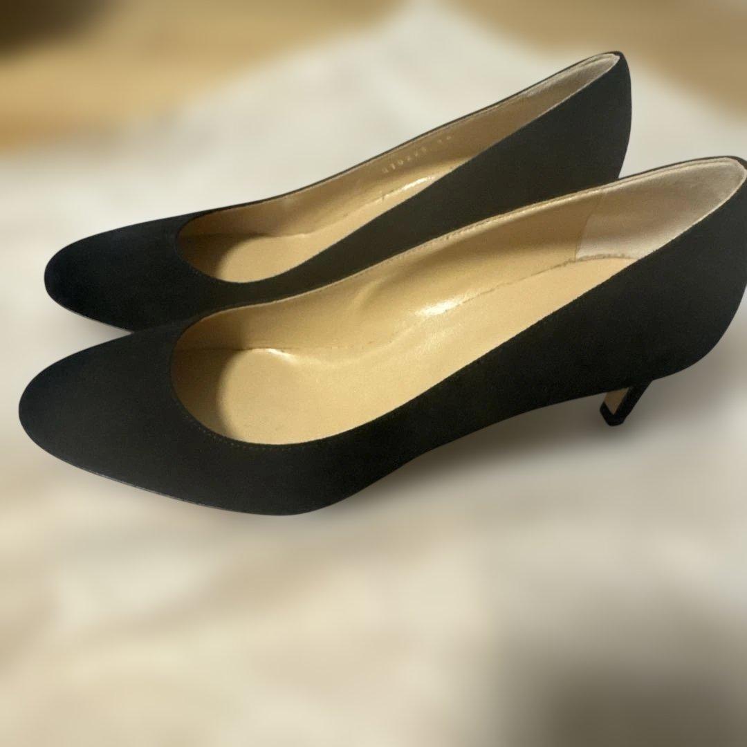 セルジオロッシ　パンプス　ブラック　スエード　38