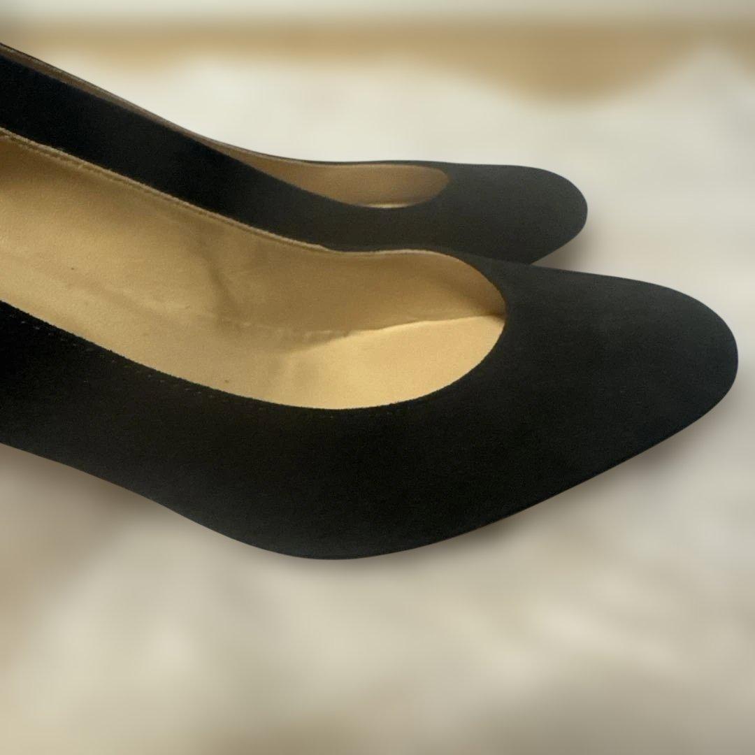 セルジオロッシ　パンプス　ブラック　スエード　38