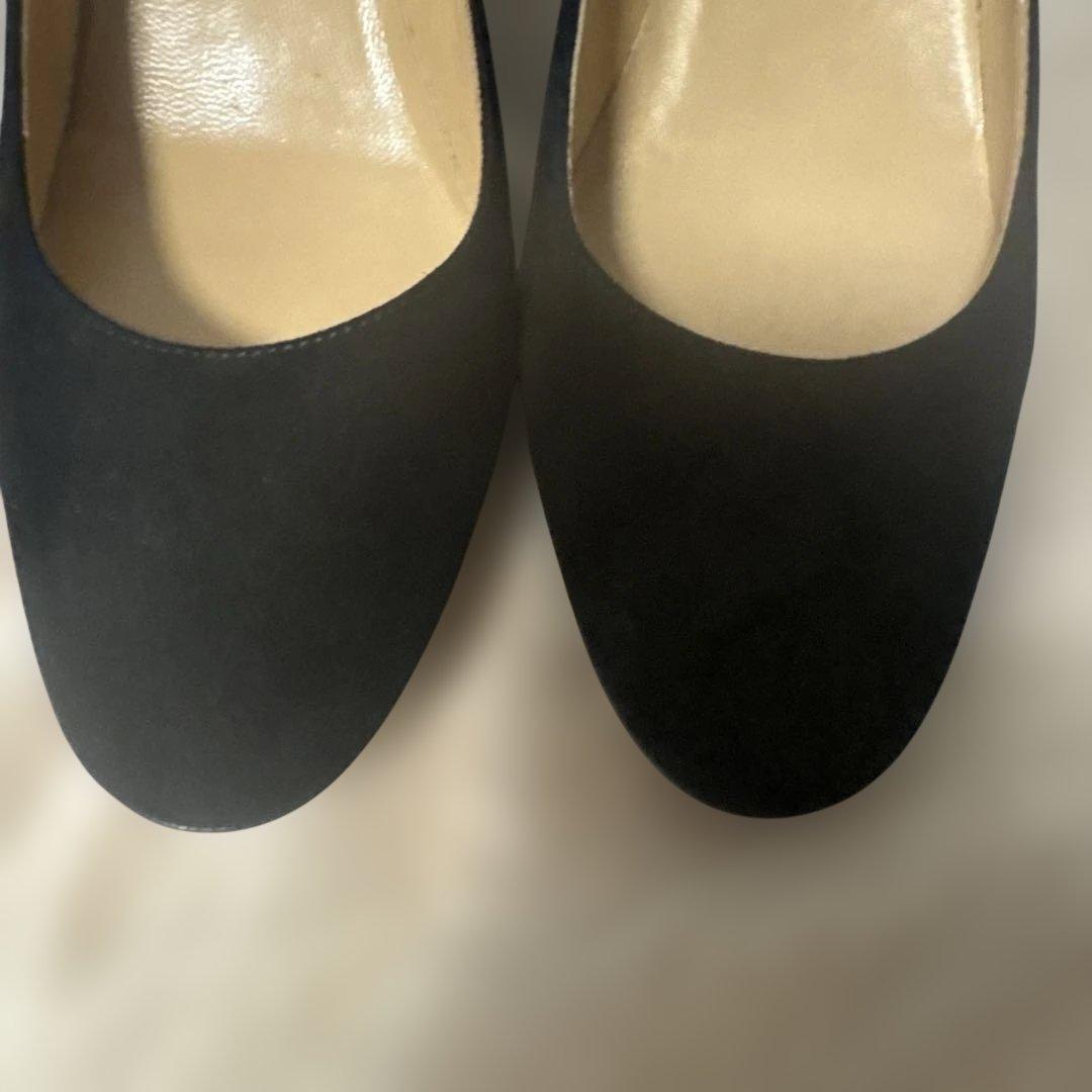 セルジオロッシ　パンプス　ブラック　スエード　38