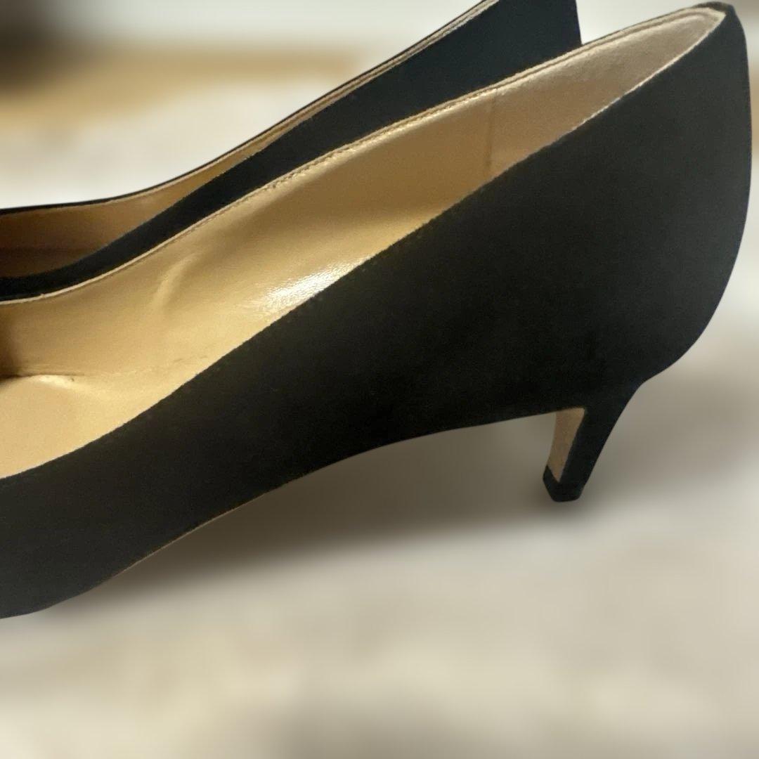 セルジオロッシ　パンプス　ブラック　スエード　38