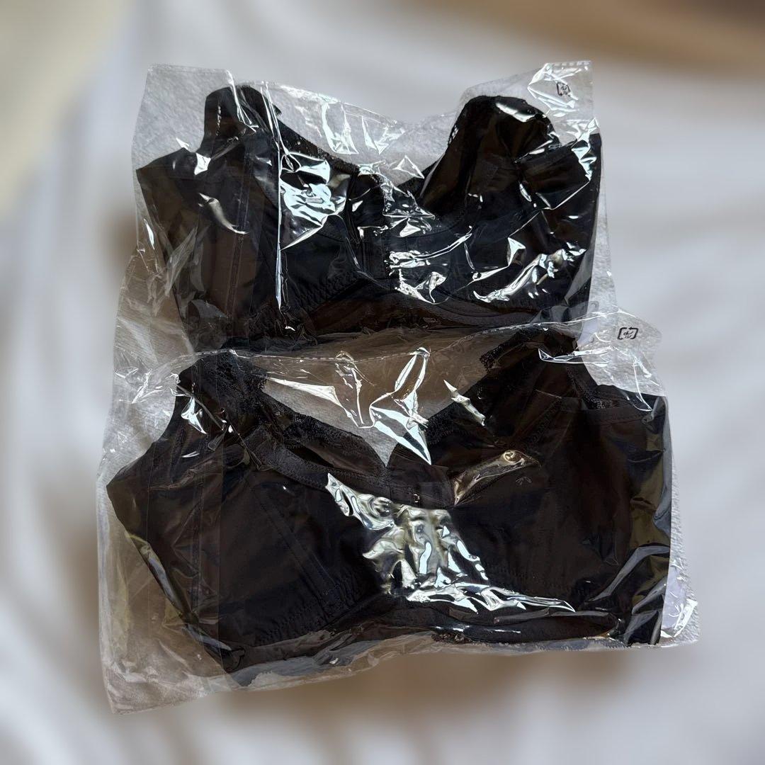 PG-Bra ブラック Lサイズ 育乳ブラ　2セット